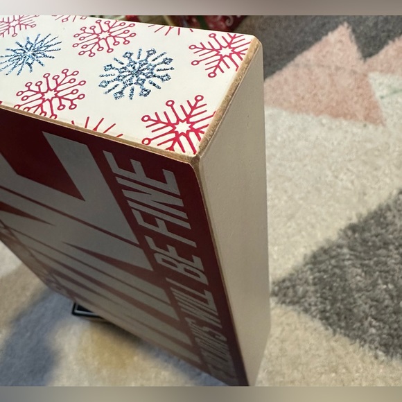 Christmas Shelf Decor "as long as we have wine the holidays will be fine" - Picture 5 of 5